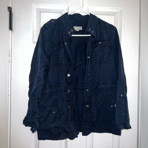 Navy Blue Loft Jacket
